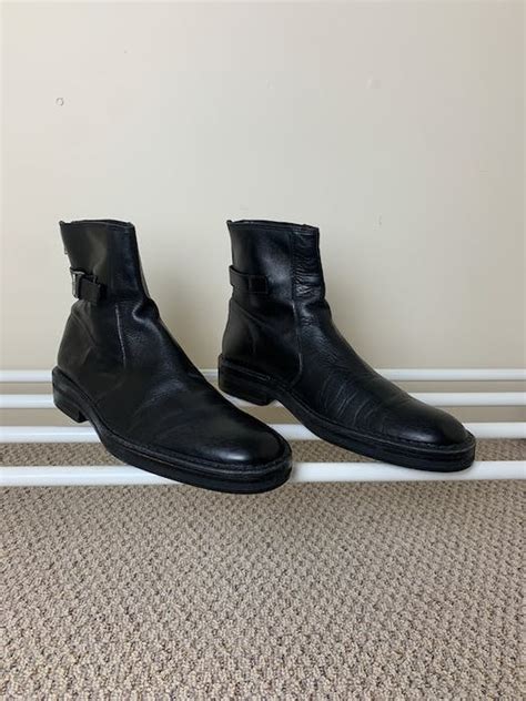 Dior Homme AW07 “Navigate’ Leather Zipper Boots